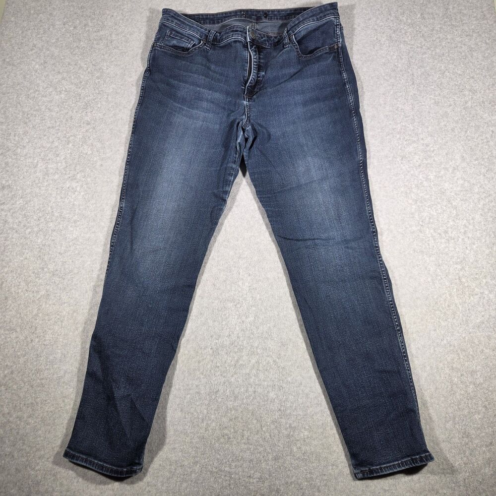 KUT from the Kloth Womens Size 16 Dark Wash Stretch Straight Skinny Jeans